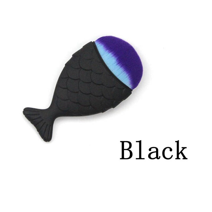 Nail Cleaning Brush Tools Remove Dust Powder Brush Nail File Art Mermaid Foundation Brush For makeup brushes Face Care