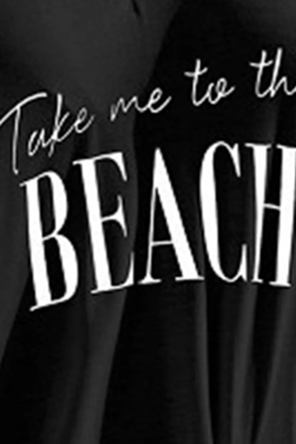 Off-Shoulder Printed Beach Cover-Up — Loose Bikini Sunscreen Jacket Top Tee