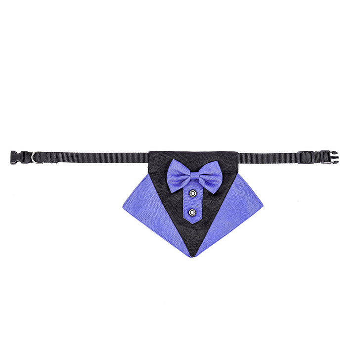 British style wedding suit dog bibs wedding triangle scarf pet scarf collar