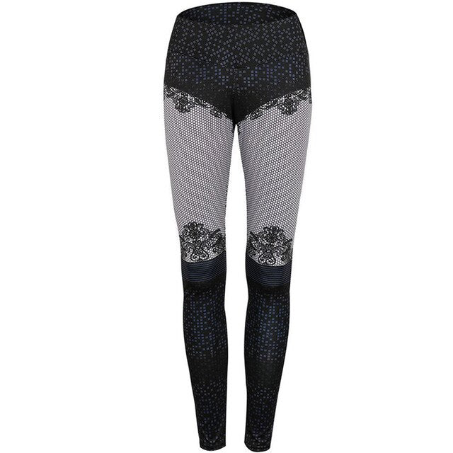 Women’s 3D Digital Printed Fitness Leggings — High-Waist Push-Up Activewear Jeggings