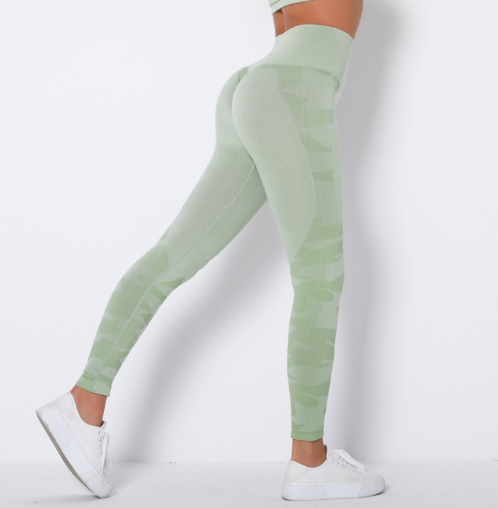 Yoga Leggings High Waist Booty Push-Up — Women’s Fitness Gym Sports Pants