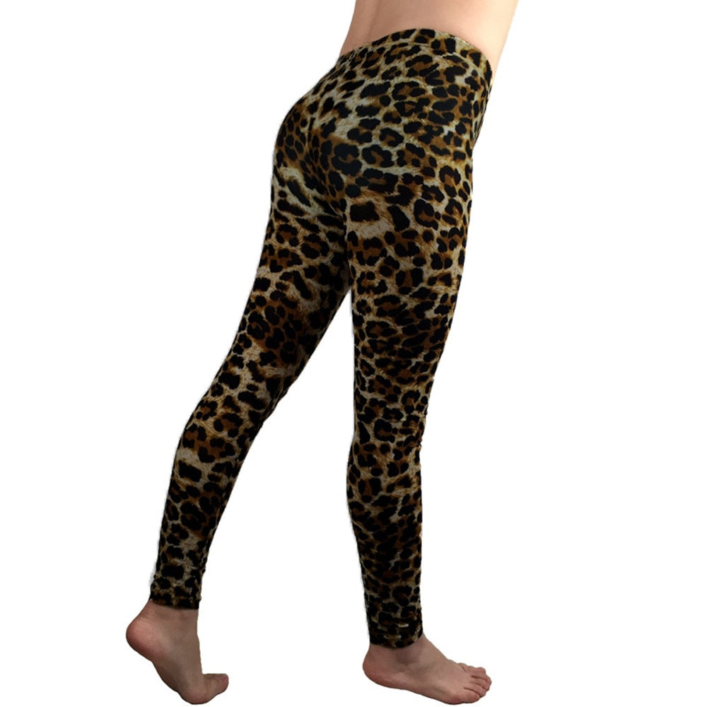 Casual leopard Fitness Women Leggins Workout Sexy Plus Size Leggings Skinny Leggings Low Waist Jeggings
