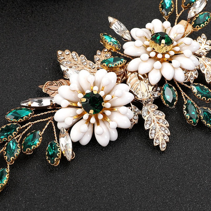 Fashion Bride Headwear Banquet Wedding Dress Accessories Rhinestone Hairpin