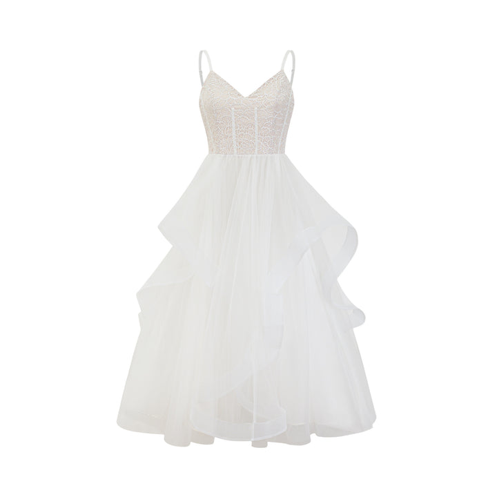 Evening Dress Elegant Wedding Engagement Toast Host Banquet Formal Wear Slimming