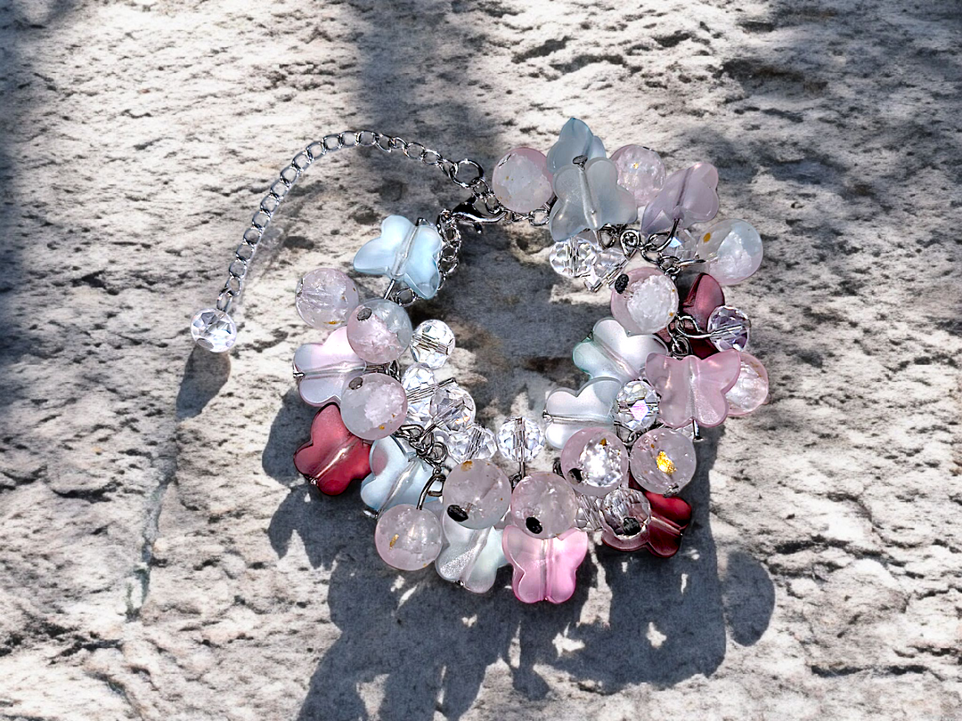 Soft Butterfly Charm Bracelet
