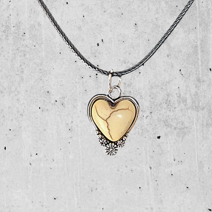 Buttermilk Sweetheart Necklace