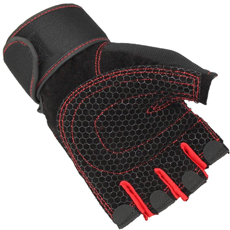 Half Finger Fitness Gloves — Comfort Grip Training Gloves Strength Workout