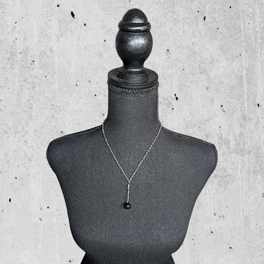 Blue Moon Drop Necklace