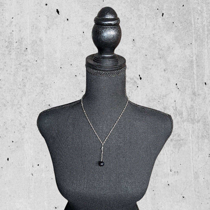 Blue Moon Drop Necklace