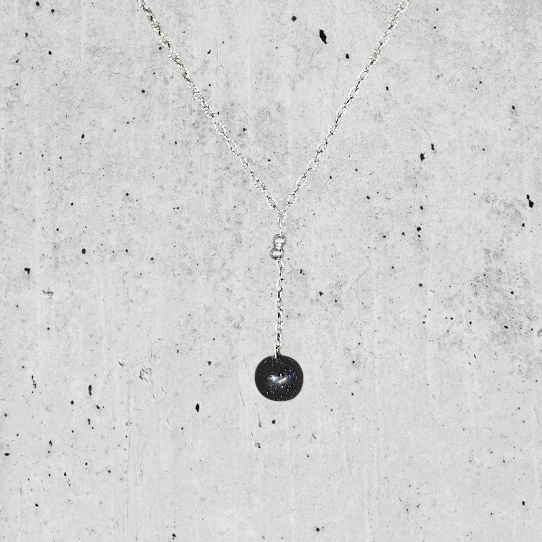 Blue Moon Drop Necklace