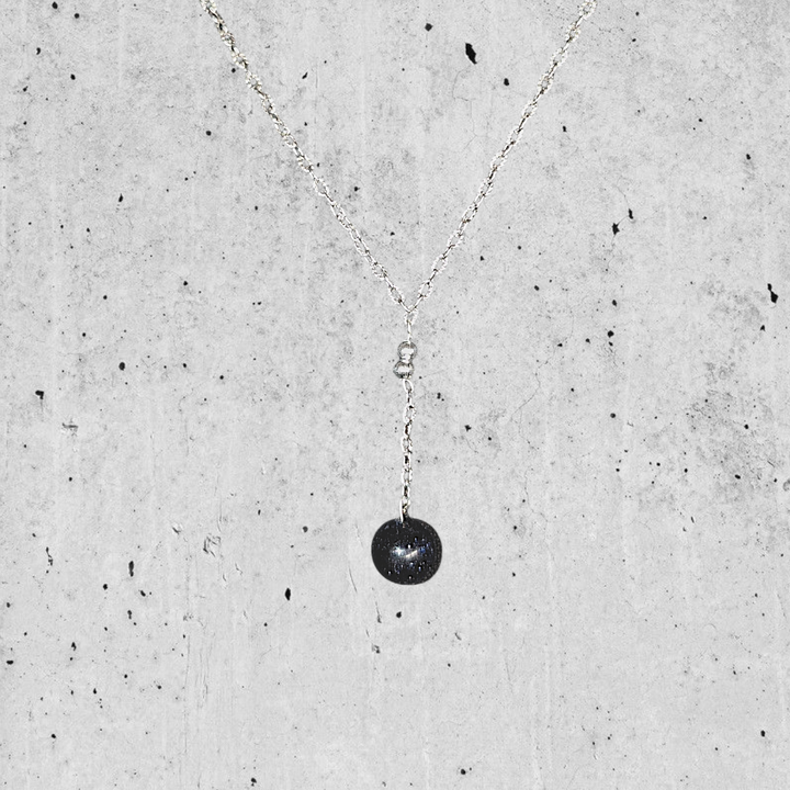 Blue Moon Drop Necklace