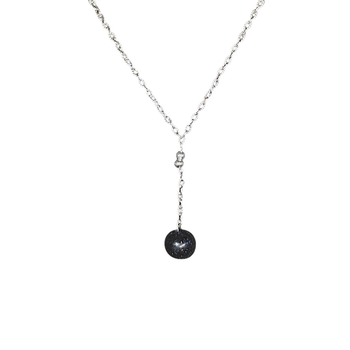 Blue Moon Drop Necklace