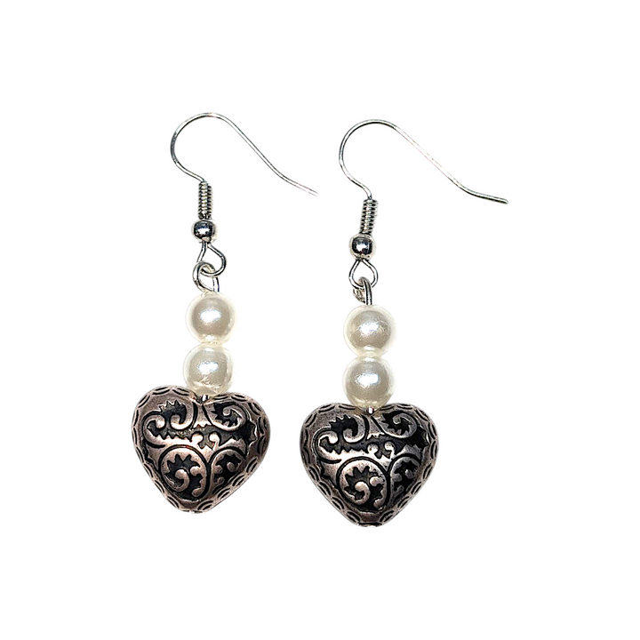 Fancy Evening Heart #2 Earrings