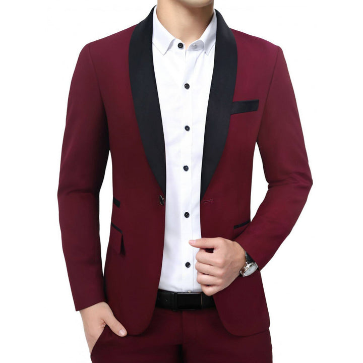 Banquet Dress Shirt  Men's Suit Jacket Business Blazer Groom Wedding Suit