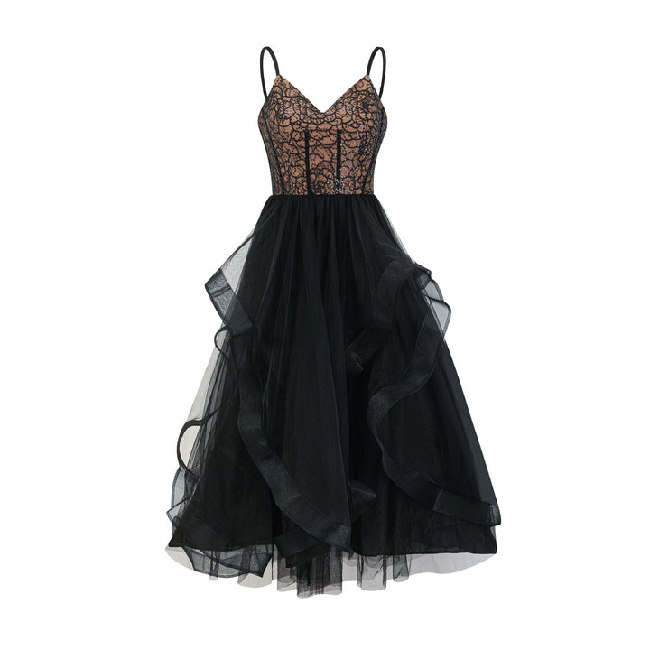 Evening Dress Elegant Wedding Engagement Toast Host Banquet Formal Wear Slimming
