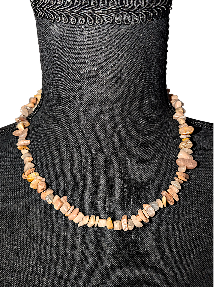 Sand Stone Necklace and Bracelet Set