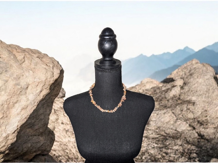 Sand Stone Necklace and Bracelet Set