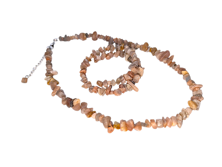Sand Stone Necklace and Bracelet Set