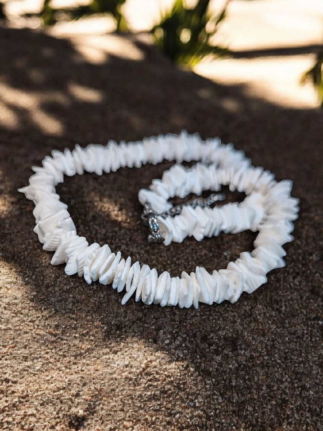 Puka Shell White Necklace