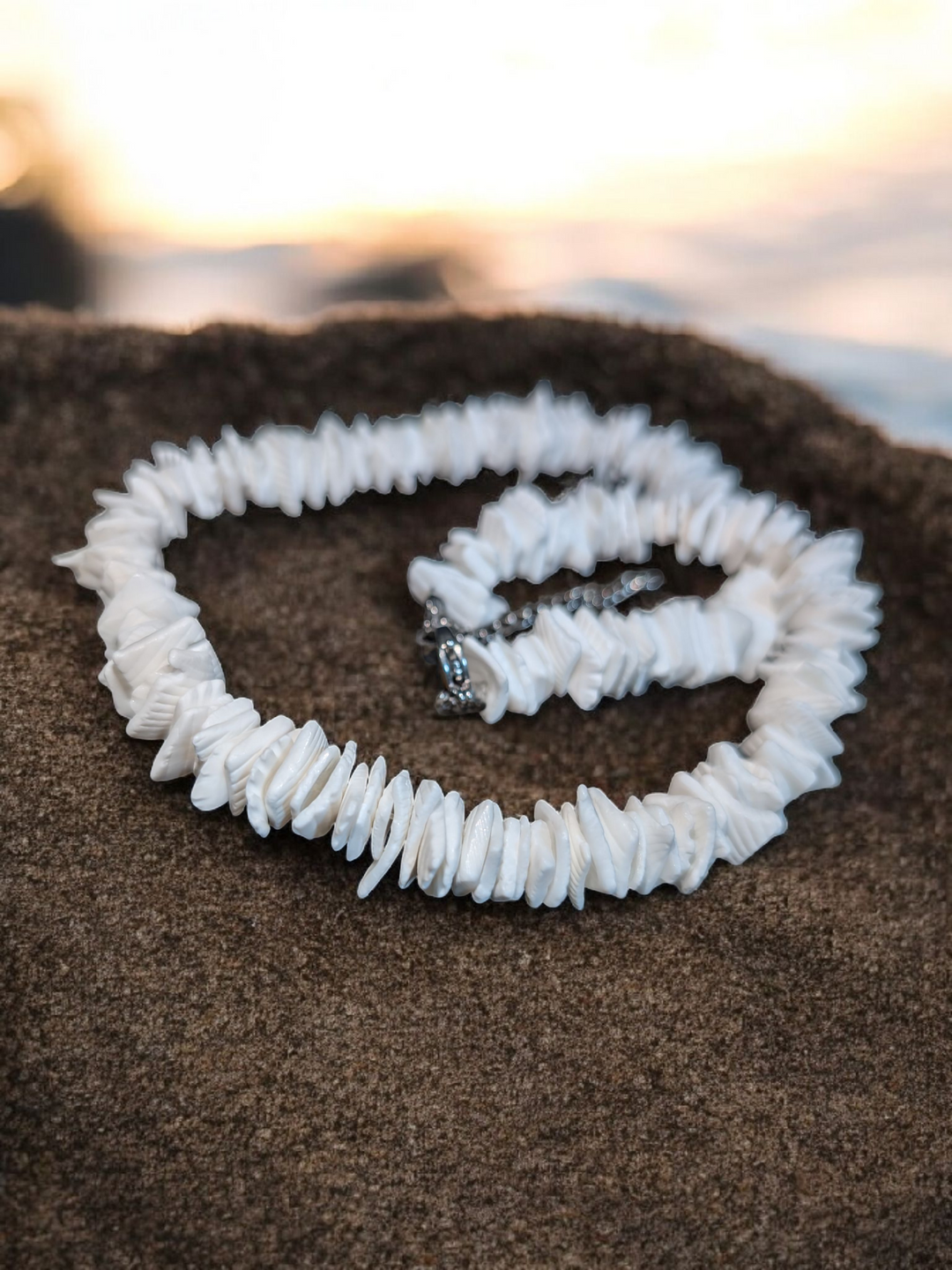Puka Shell White Necklace