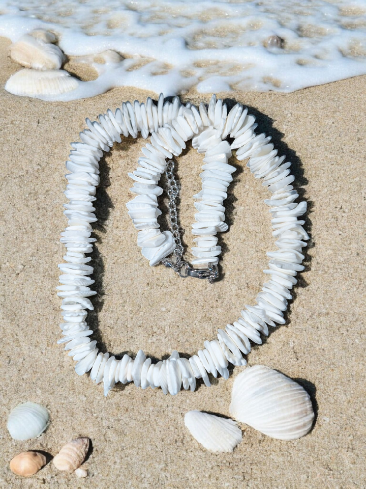 Puka Shell White Necklace
