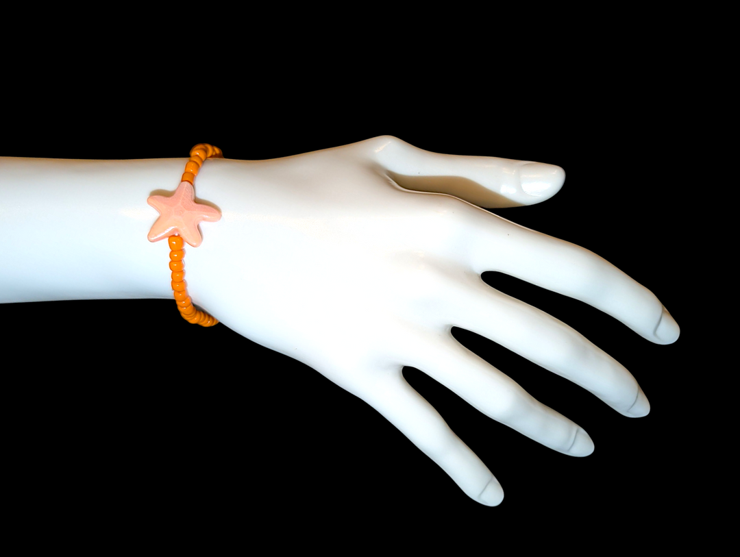 Orange Coral Bracelet