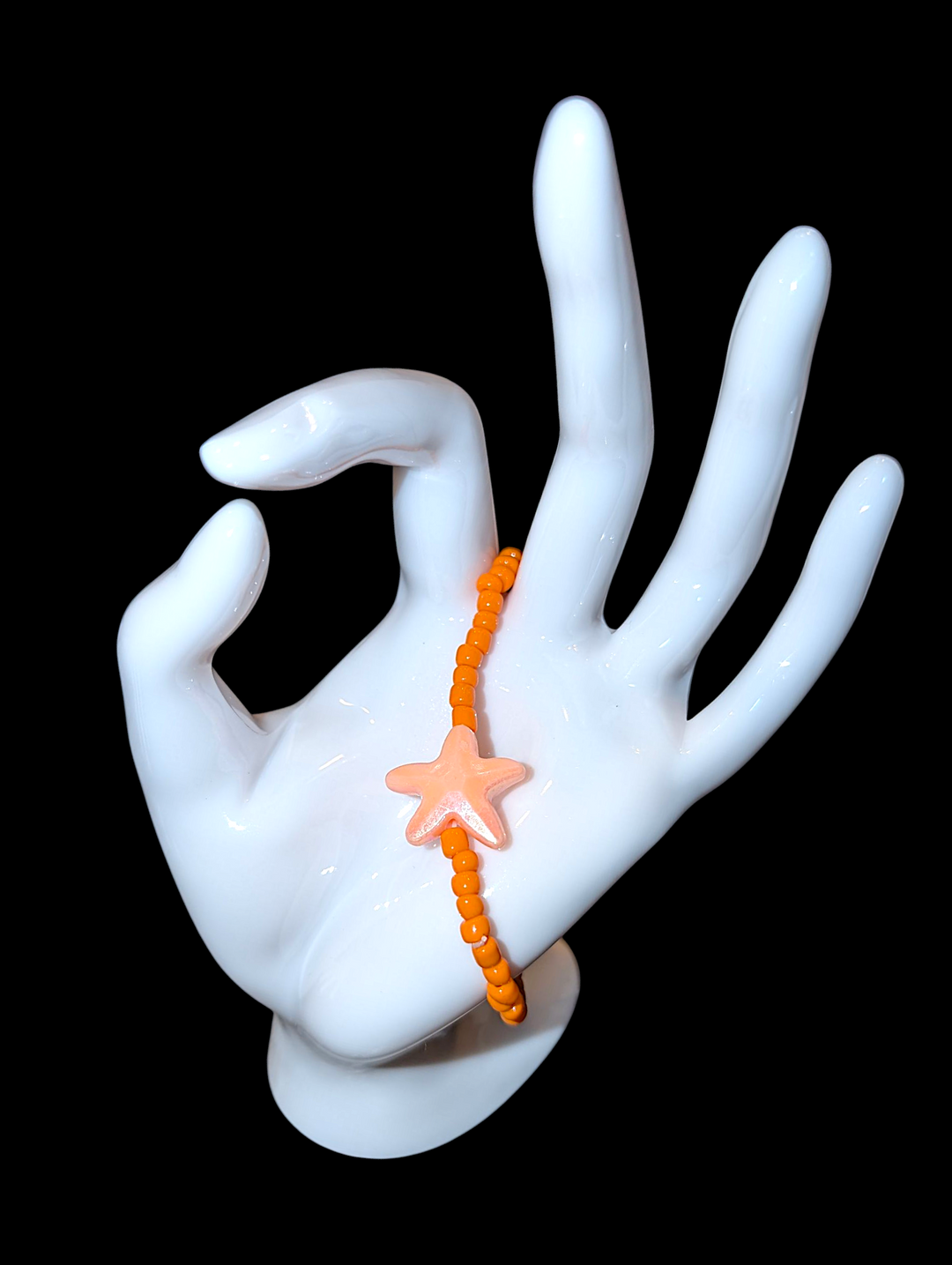 Orange Coral Bracelet