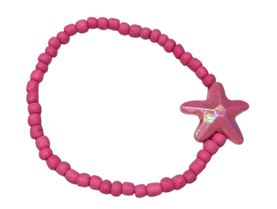 Perfect Pink Starfish Bracelet