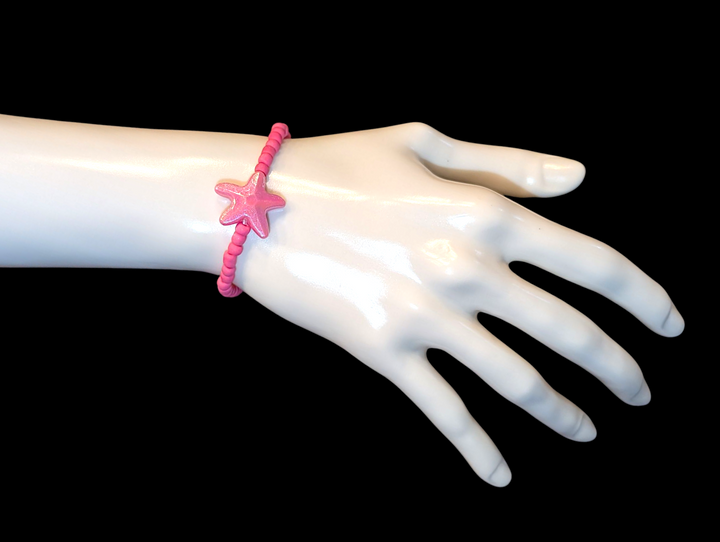 Perfect Pink Starfish Bracelet