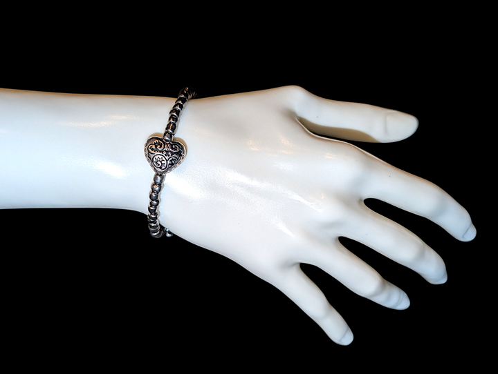 Antique Heart Bracelet