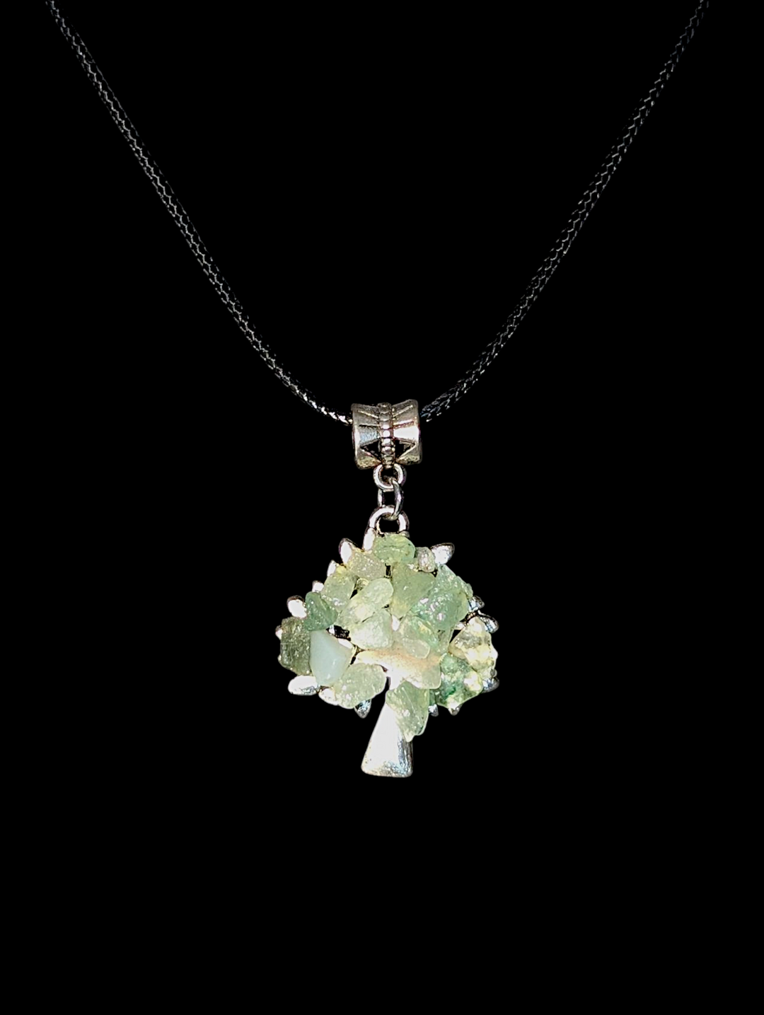 Light Green Tree Necklace