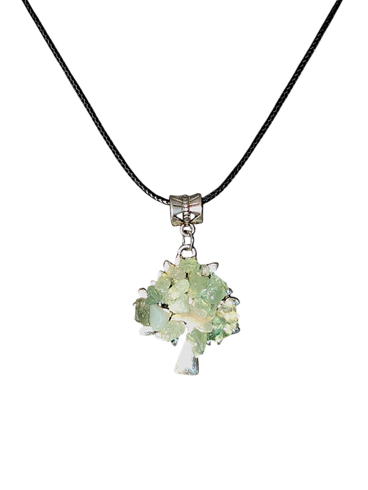 Light Green Tree Necklace