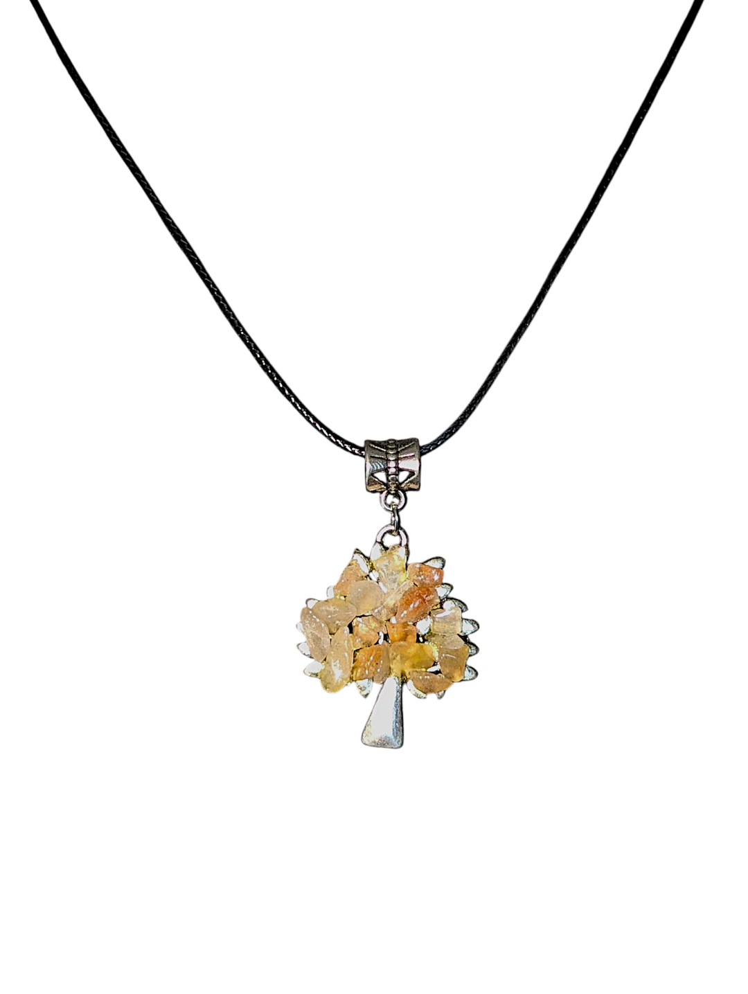 Light Orange Tree Necklace