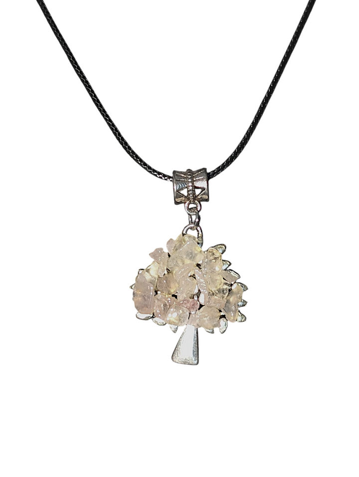 Light Pink Tree Necklace