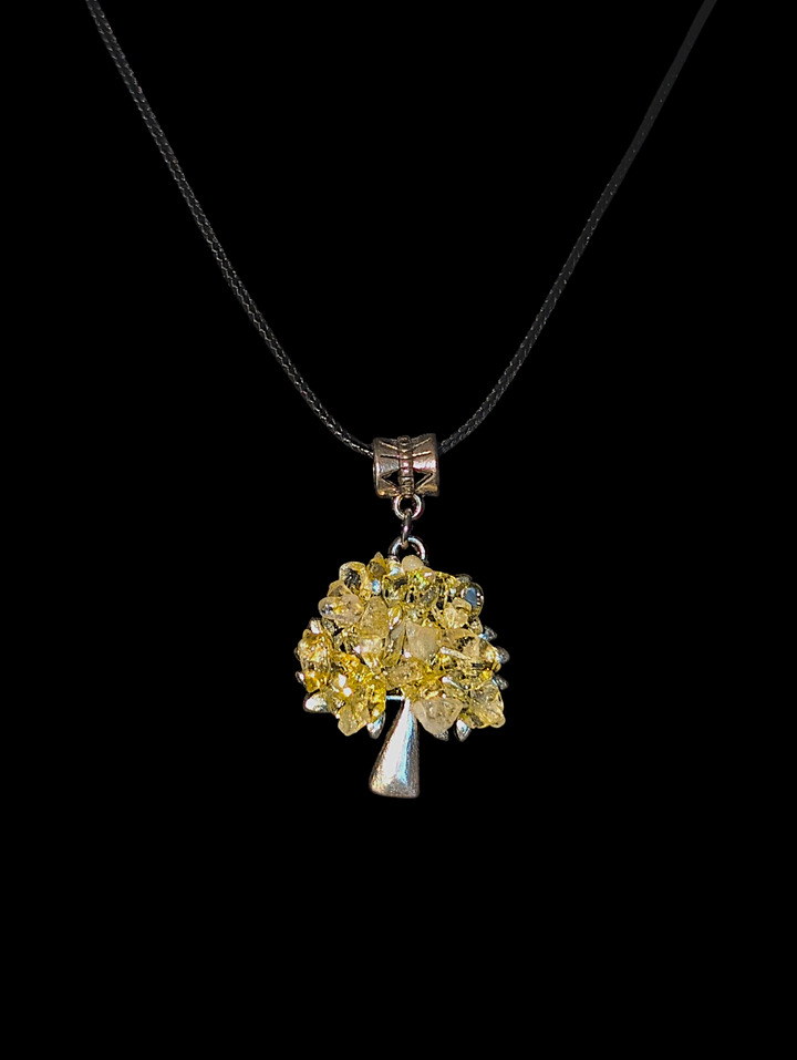 Light Yellow Tree Necklace