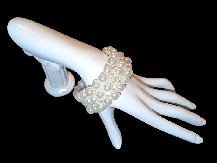 Classic Lady Pearl (3 Row) Bracelet