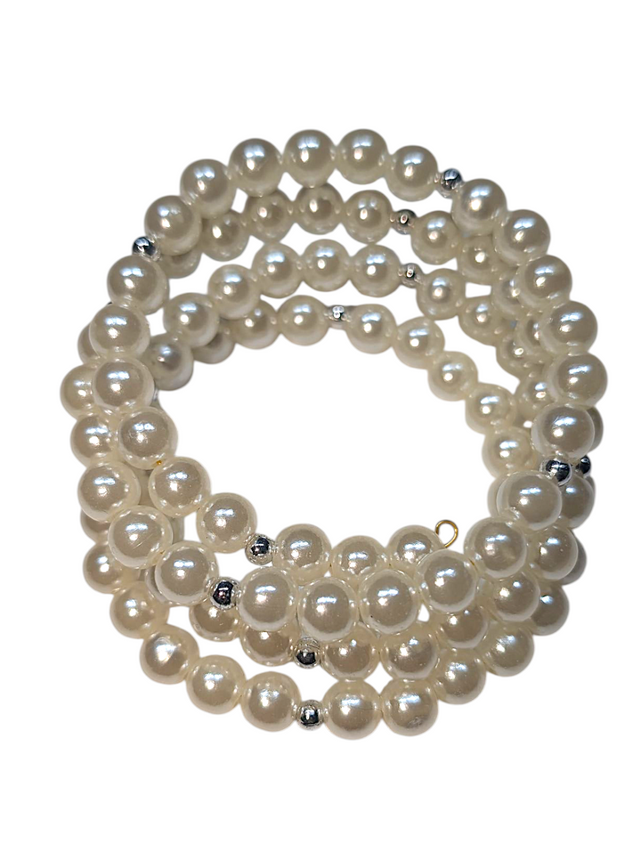 Noble Lady Pearl (4 Row) Bracelet