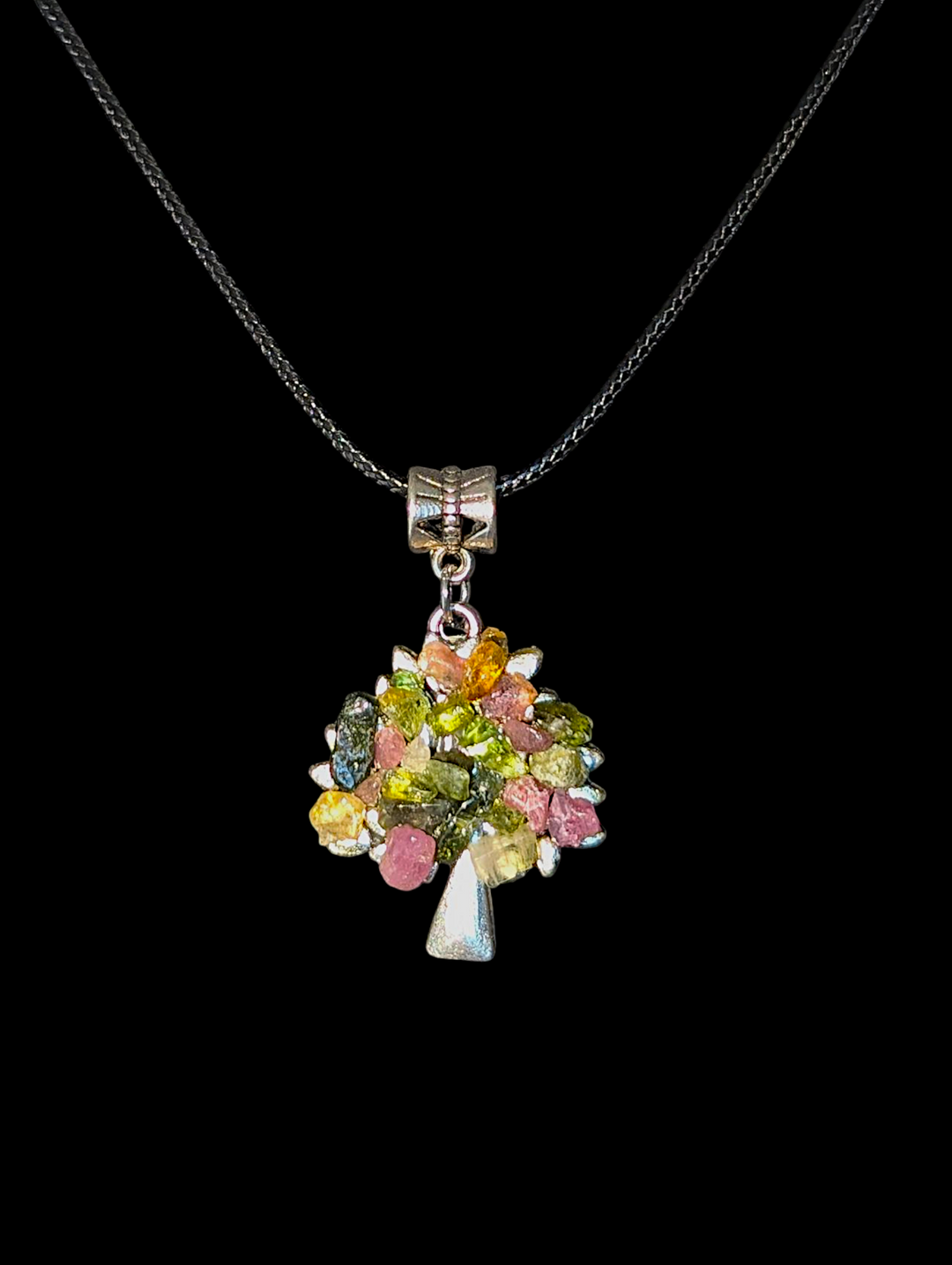 Multi-Color Tree Necklace