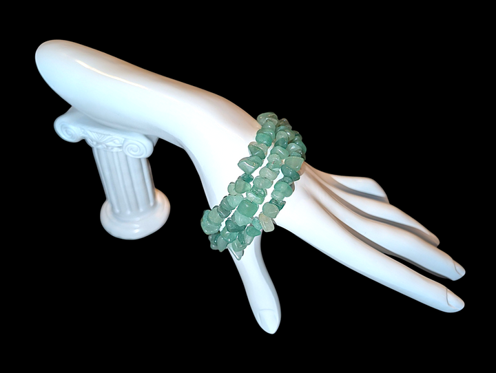 Natural Green (3 Row) Bracelet