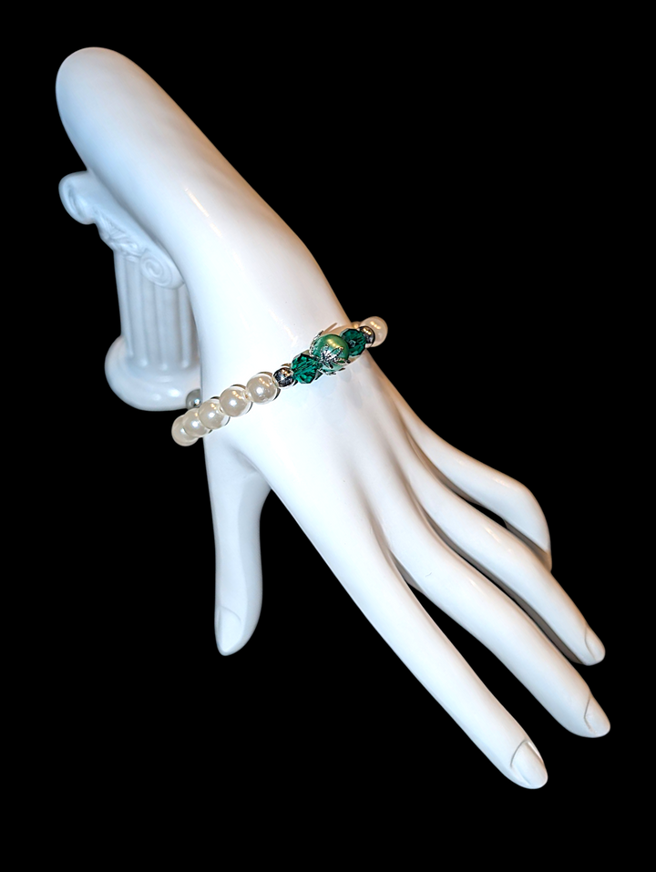 Forest Flower Pearl #1 Bracelet