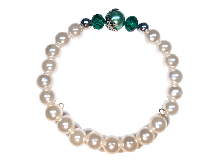 Forest Flower Pearl #1 Bracelet