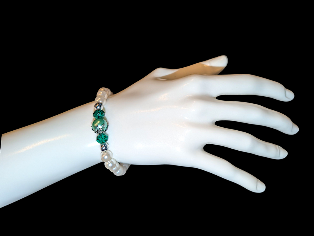 Forest Flower Pearl #1 Bracelet