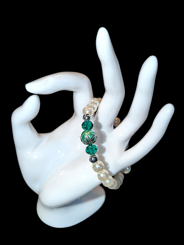 Forest Flower Pearl #1 Bracelet
