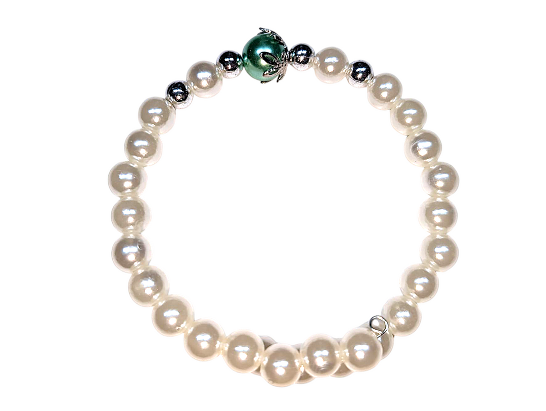 Forest Flower Pearl #2 Bracelet