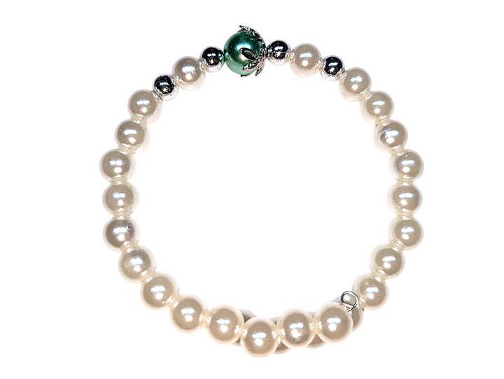 Forest Flower Pearl #2 Bracelet