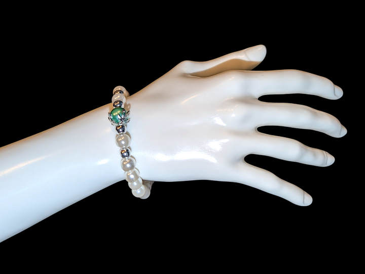 Forest Flower Pearl #2 Bracelet