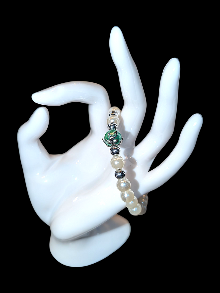 Forest Flower Pearl #2 Bracelet