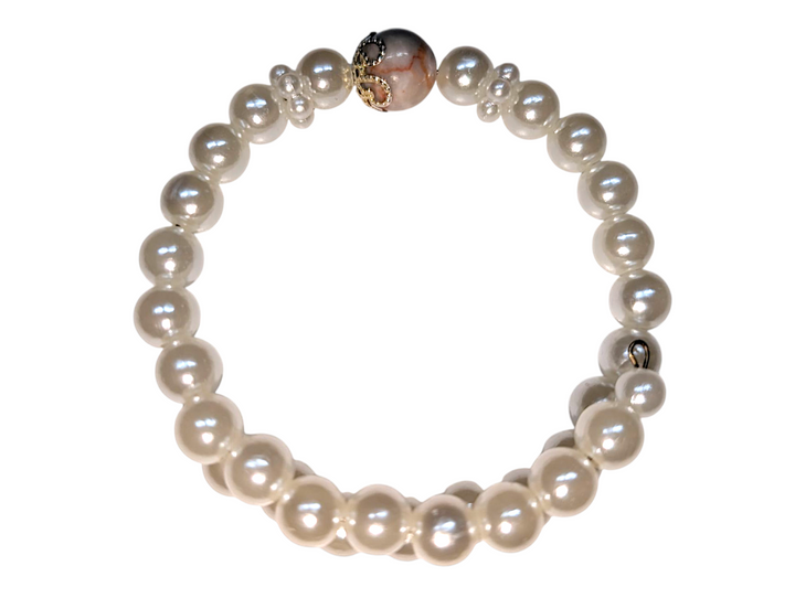 Marble Pearl Bracelet