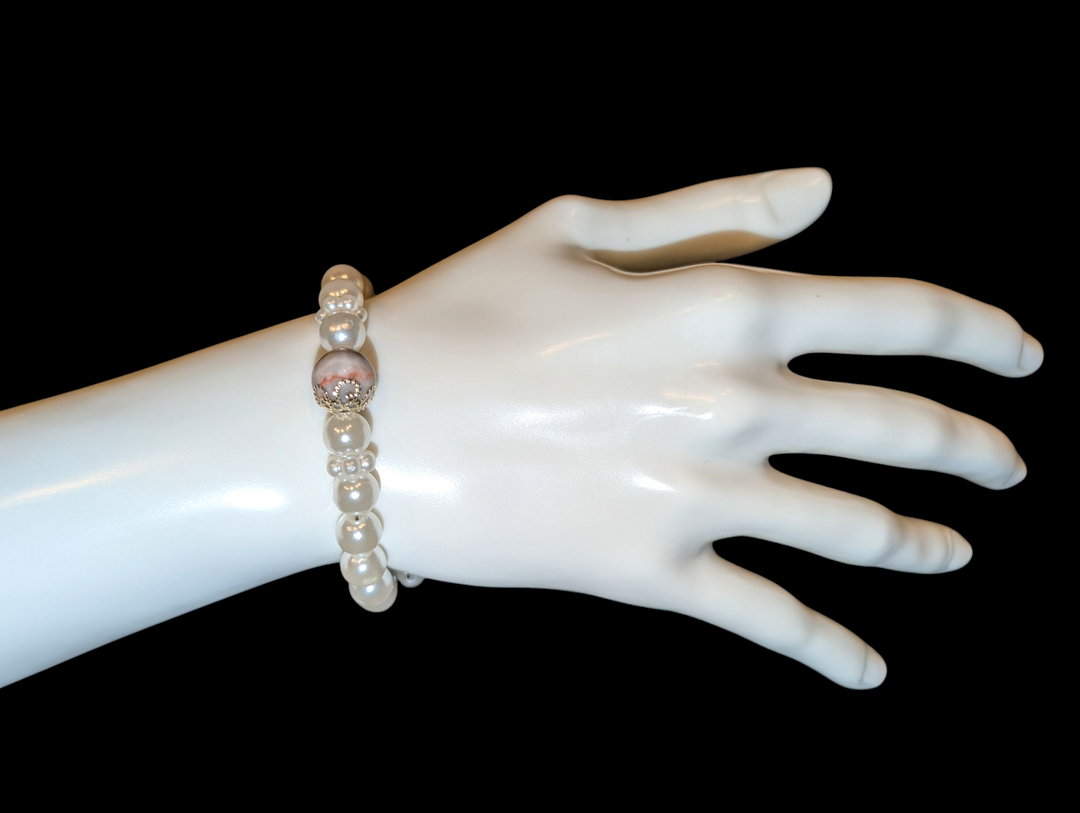 Marble Pearl Bracelet