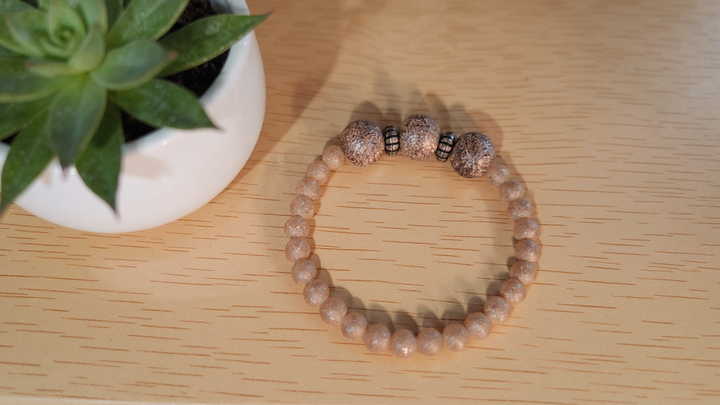 Metallic Rose #1 Bracelet